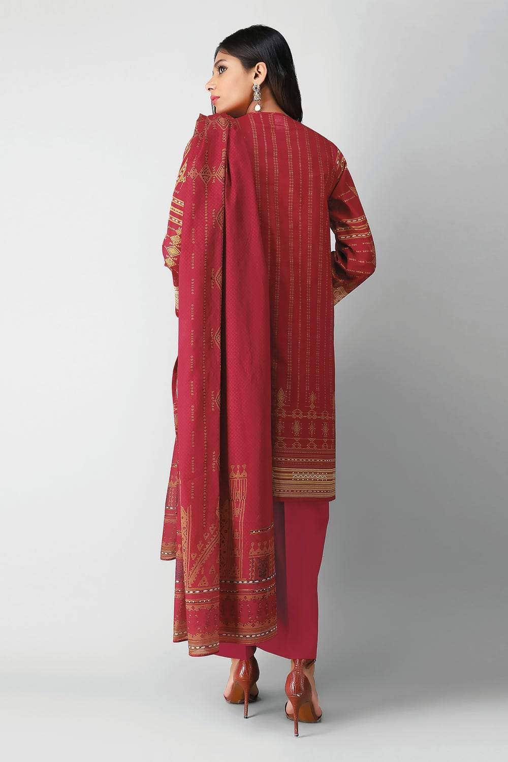 Restocked/Khaadi Lawn/Kameez Dupatta Bottom/B210216