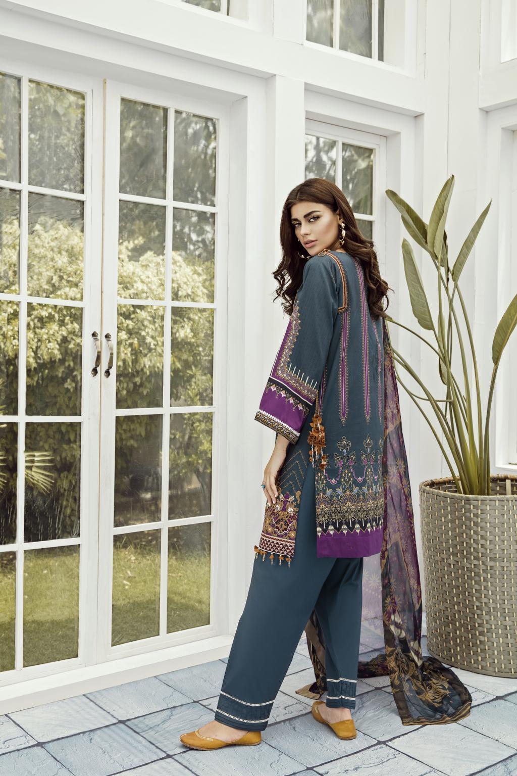 Baroque Fuchsia Lawn Collection Vol-2 2019 – Lily
