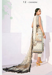 Baroque Fuchsia Lawn Rang/D 12/Chandni - AWWALBOUTIQUE