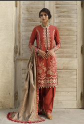 Baroque Winter Pakistani Suits Baroque Khaddar 21/07/Sandy