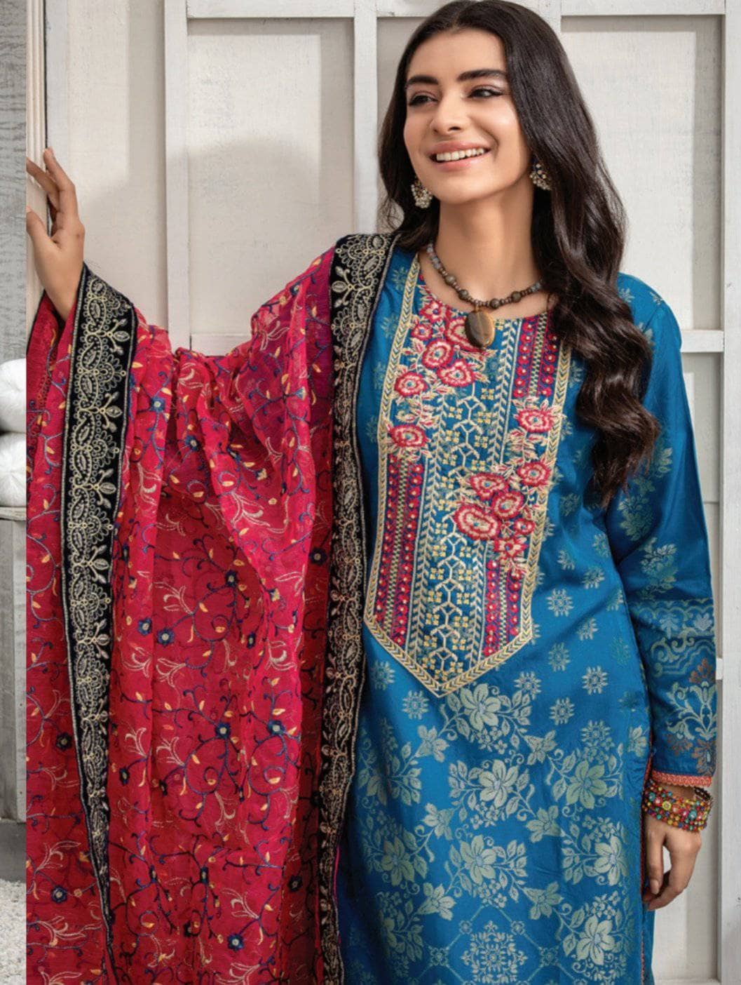 Baroque Winter Pakistani Suits MTF Tarannum Viscose Jacquard/02