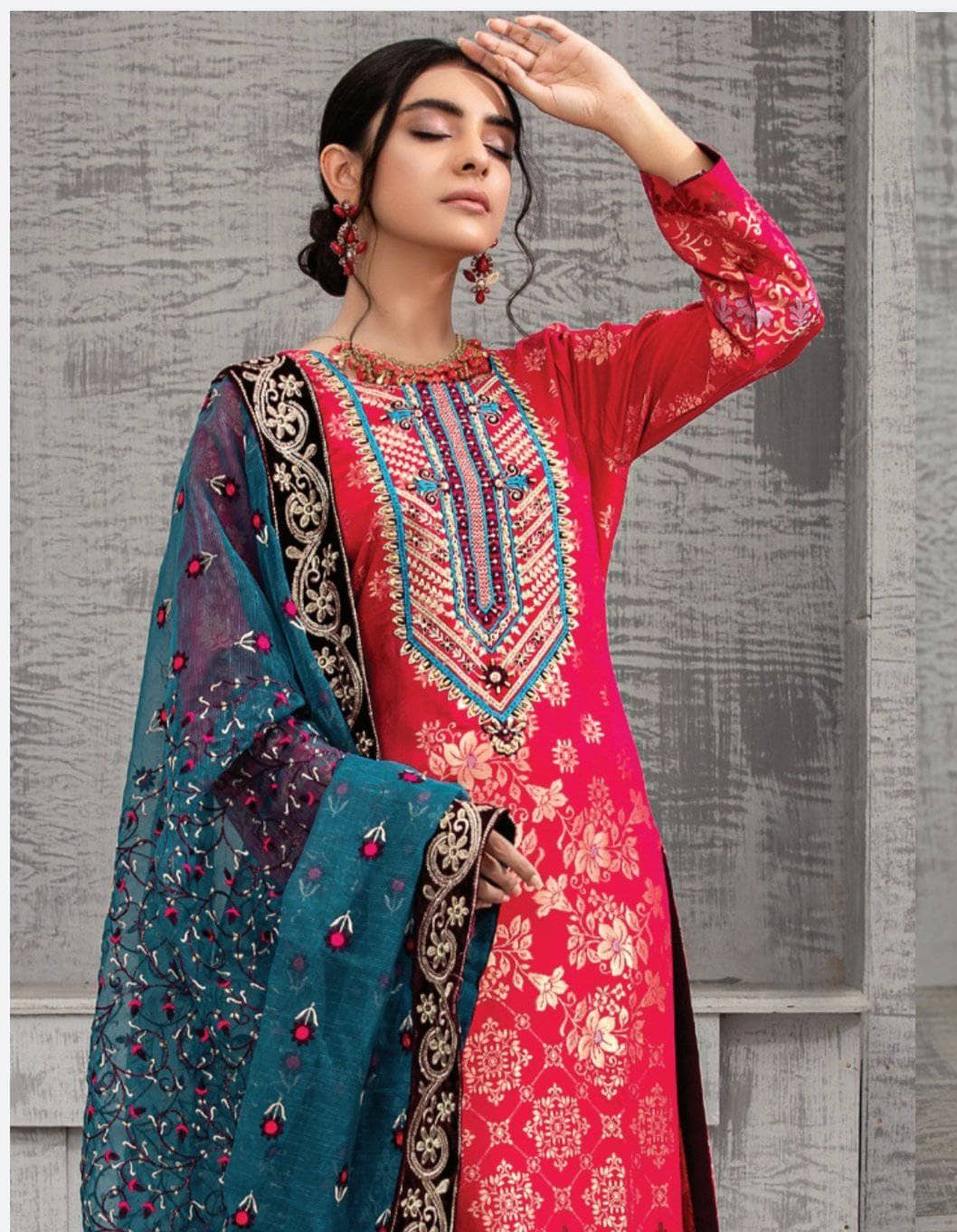 Baroque Winter Pakistani Suits MTF Tarannum Viscose Jacquard/04