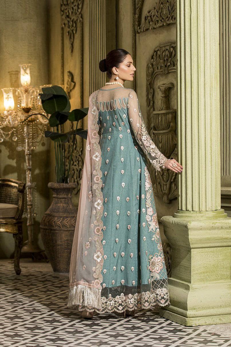 Caspara Chiffon Pakistani Suits Caspara Luxury Chiffon/TANNIN