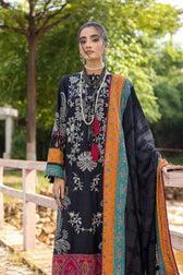 img_charizma_leather_peach_velvet_shawl_awwal_boutique