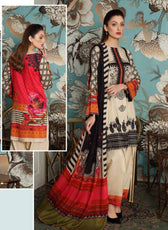 Charizma Combination Linen Embroidered