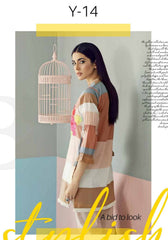 charizma Lawn Pakistani Suit Charizma Yellow Series