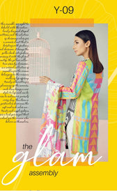 charizma Lawn Pakistani Suit Restocked/Charizma Yellow Series