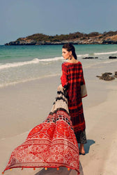 charizma Lawn Pakistani Suits Restocked/Charizma Combination Chapter 1/Crimson Pebble CC-42