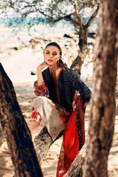 charizma Lawn Pakistani Suits Restocked/Charizma Combination Chapter 1/Garnet Glimpse CC-39