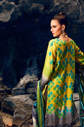 charizma Lawn Pakistani Suits Restocked/Charizma Combination Chapter 1/Lime Sensation CC-45