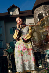 charizma Lawn Pakistani Suits Restocked/Charizma Combination Chapter 1/Sepia Crescent CC-49