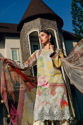 charizma Lawn Pakistani Suits Restocked/Charizma Combination Chapter 1/Sepia Crescent CC-49