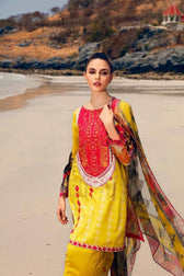 charizma Lawn Pakistani Suits Restocked/Charizma Combination Chapter 1/Tuscan Mellow CC-41