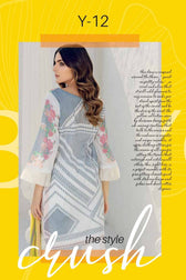 charizma Lawn Pakistani Suits Restocked/Charizma Yellow Series
