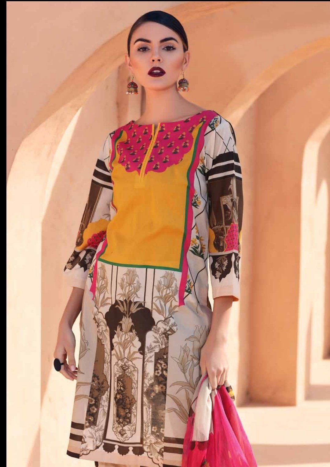 img_charizma_naranji_lawn_collection_awwal_boutique