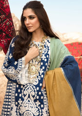 Restocked/Crimson Winter by Saira Shakira/AARI REVIVAL - SAPPHIRE - AWWALBOUTIQUE