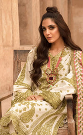 Restocked/Crimson Winter by Saira Shakira/MARORI SEPARATES - IVORY - AWWALBOUTIQUE