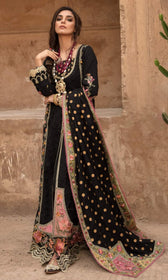 Restocked/Crimson Winter by Saira Shakira/MAST MUSAFIR - EBONY - AWWALBOUTIQUE
