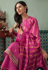 Cross stitch Eid Lawn/RANG-BEHR-3PC