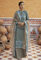 Cross Stitch Lawn Pakistani Suits Cross Stitch Rimjhim Eid Lawn/BARG-E FEROZ B