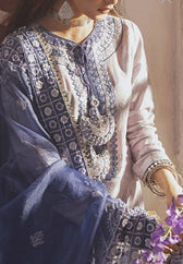Cross Stitch Lawn Pakistani Suits Cross Stitch Rimjhim Eid Lawn/NOOR-E QAMAR A