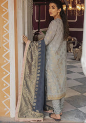 Cross Stitch Lawn Pakistani Suits Cross Stitch Rimjhim Eid Lawn/TRAAB-E KOYAL A