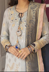 Cross Stitch Lawn Pakistani Suits Cross Stitch Rimjhim Eid Lawn/TRAAB-E KOYAL A