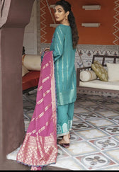 Cross Stitch Lawn Pakistani Suits Cross Stitch Rimjhim Eid Lawn/ZAIB-UN NISA B