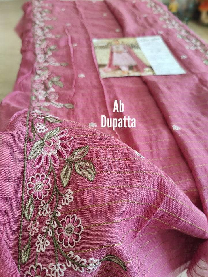 Open Pic/Cross stitch Eid Lawn/Vibrant Sueude/3 Pc