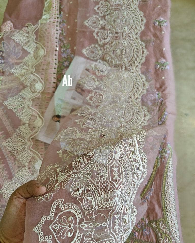 Open Pic/Elaf Festive Chikankari Lawn/ELC-01 AURORA