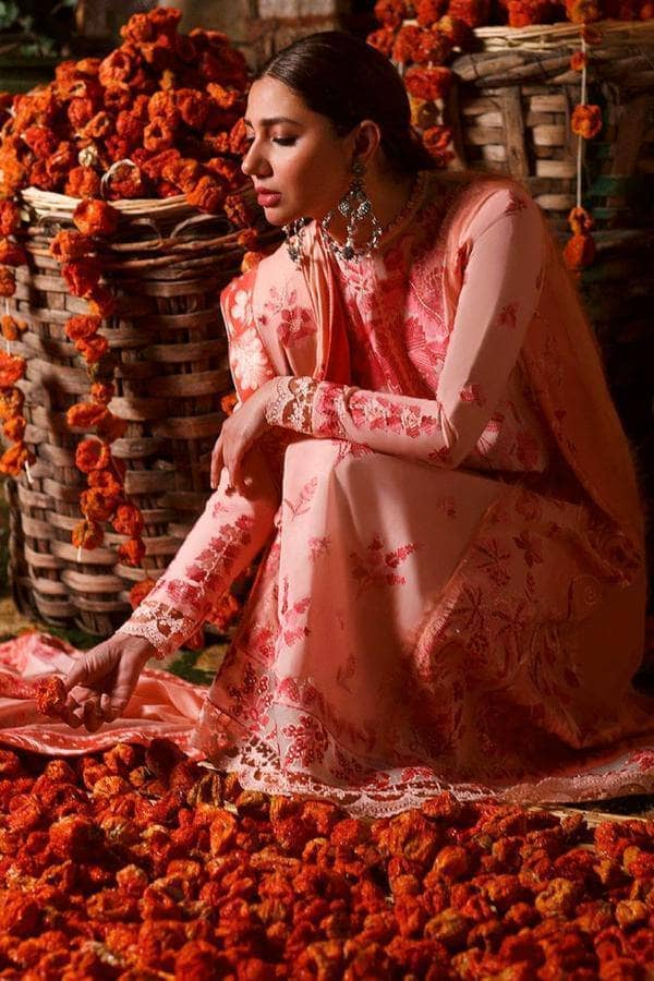 Elan Lawn Pakistani Suit Restocked/Ormana by Elan/EL21-12 B (LUNARA)