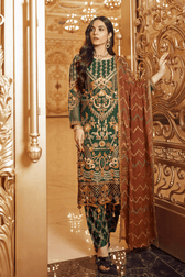 Emaan Adeel Belle Robe Chiffon/BR-07 PEACE OUT - AWWALBOUTIQUE