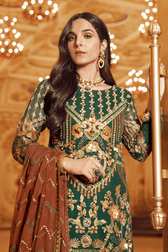 Emaan Adeel Belle Robe Chiffon/BR-07 PEACE OUT - AWWALBOUTIQUE