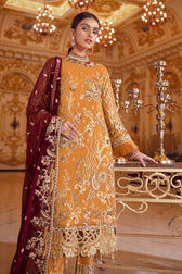 Emaan Adeel Belle Robe Chiffon/BR-05 URBAN SUNSET - AWWALBOUTIQUE