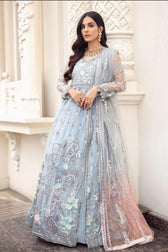 Emaan Adeel Belle Robe Chiffon/BR-10 ICE QUEEN - AWWALBOUTIQUE