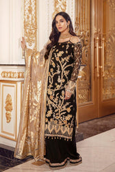 Emaan Adeel Belle Robe Chiffon/BR-09 SMOKIN’ HOT - AWWALBOUTIQUE
