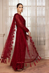 Farasha Exclusive Chiffon/Cerise