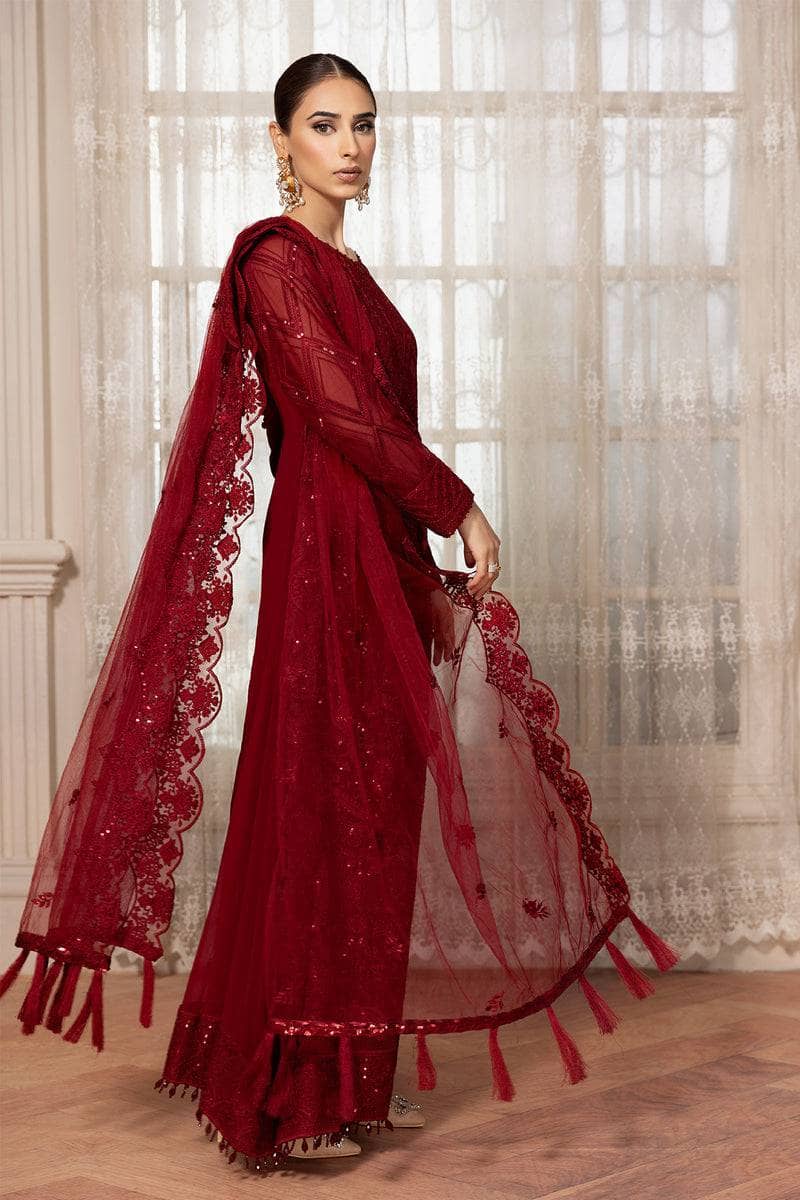 Farasha Exclusive Chiffon/Cerise