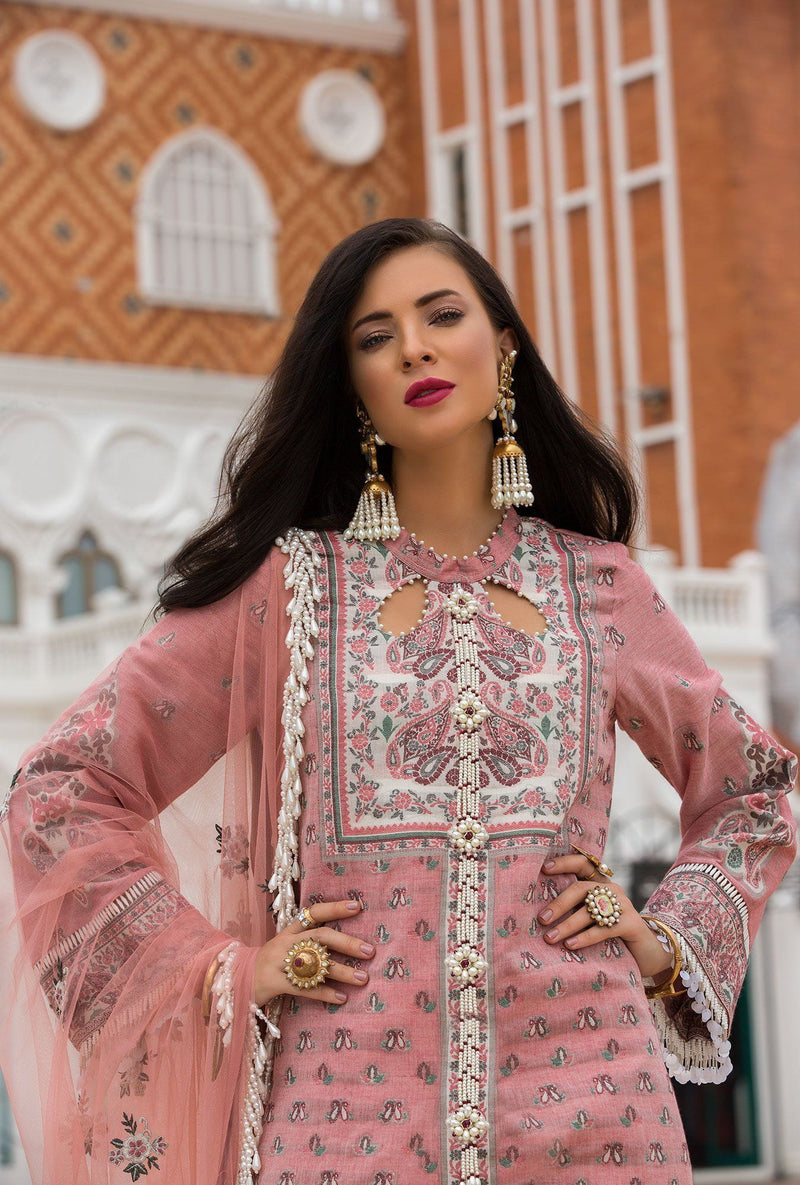 Noor by Saadia Asad Festive Collection D6 PINK