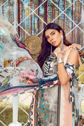Firdous Virasat Lawn Collection 2019 – 19104-A
