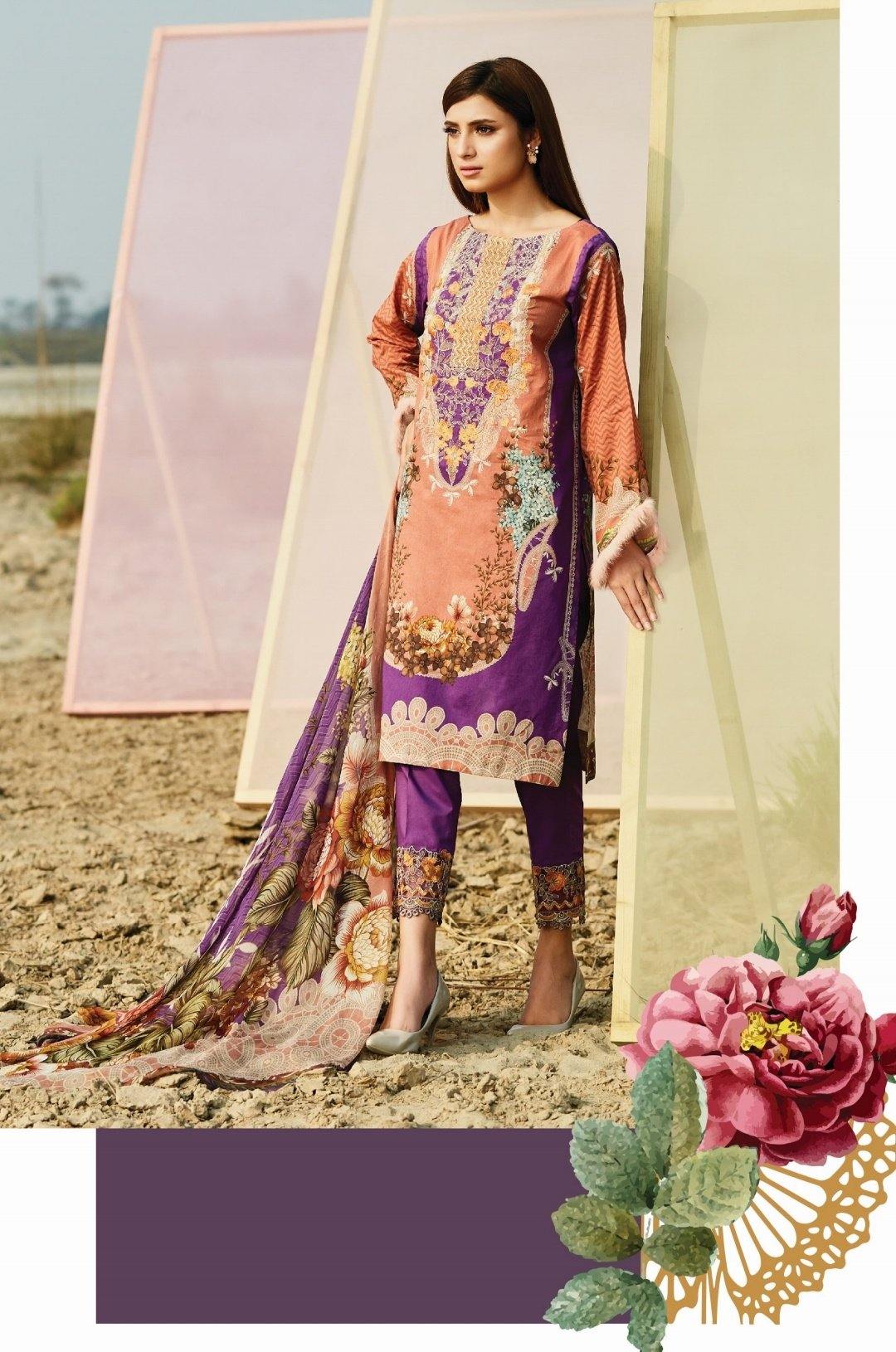 Florent Lawn by Naqsh/D 08 - AWWALBOUTIQUE