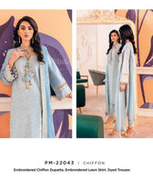 Gul Ahmed Summer Premium 22/Shirt Dupatta Bottom /PM 22043