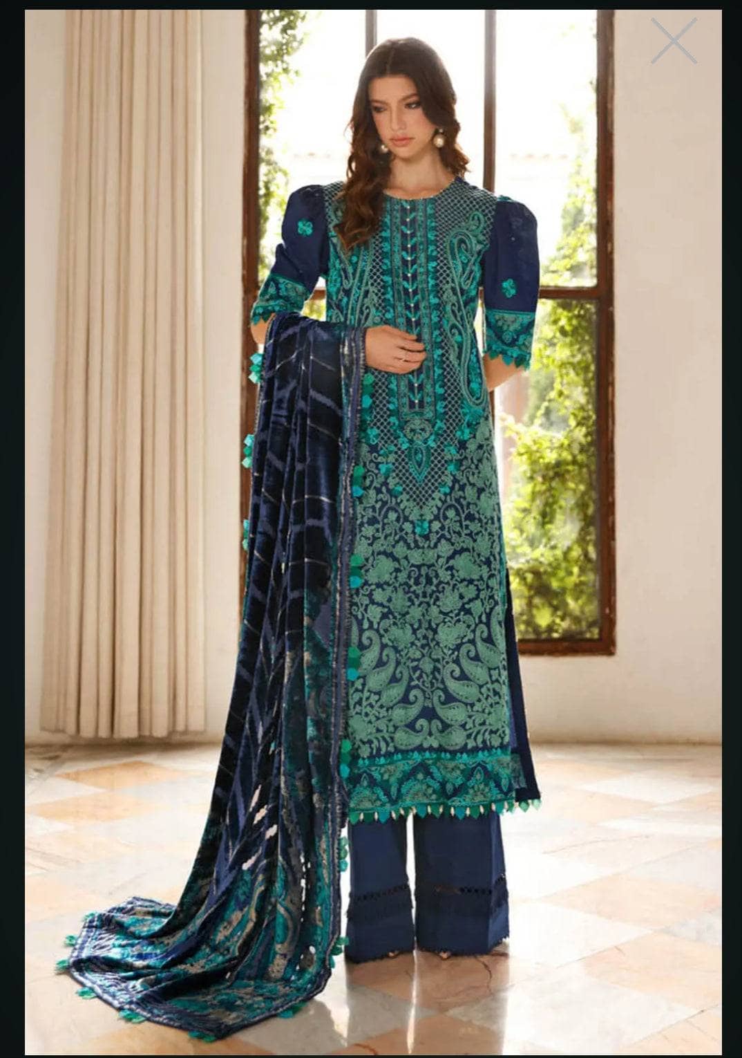 Gul Ahmed Gul Ahmed Winter 2022/WV 22005/Velvet Karandi