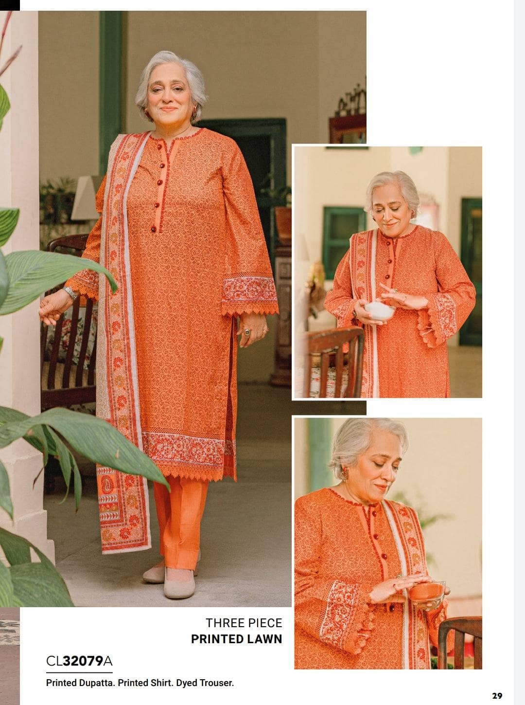 Gul Ahmed Mothers Collection/3 Pc/CL32079A