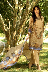 Gul Ahmed Malmal Collection Vol-2 – Brown CL-540 B