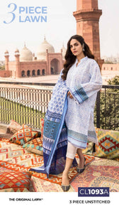 Restocked/Gul Ahmed Summer Prints/CL 1093A/3 Pc/Shirt Dupattaa Bottom