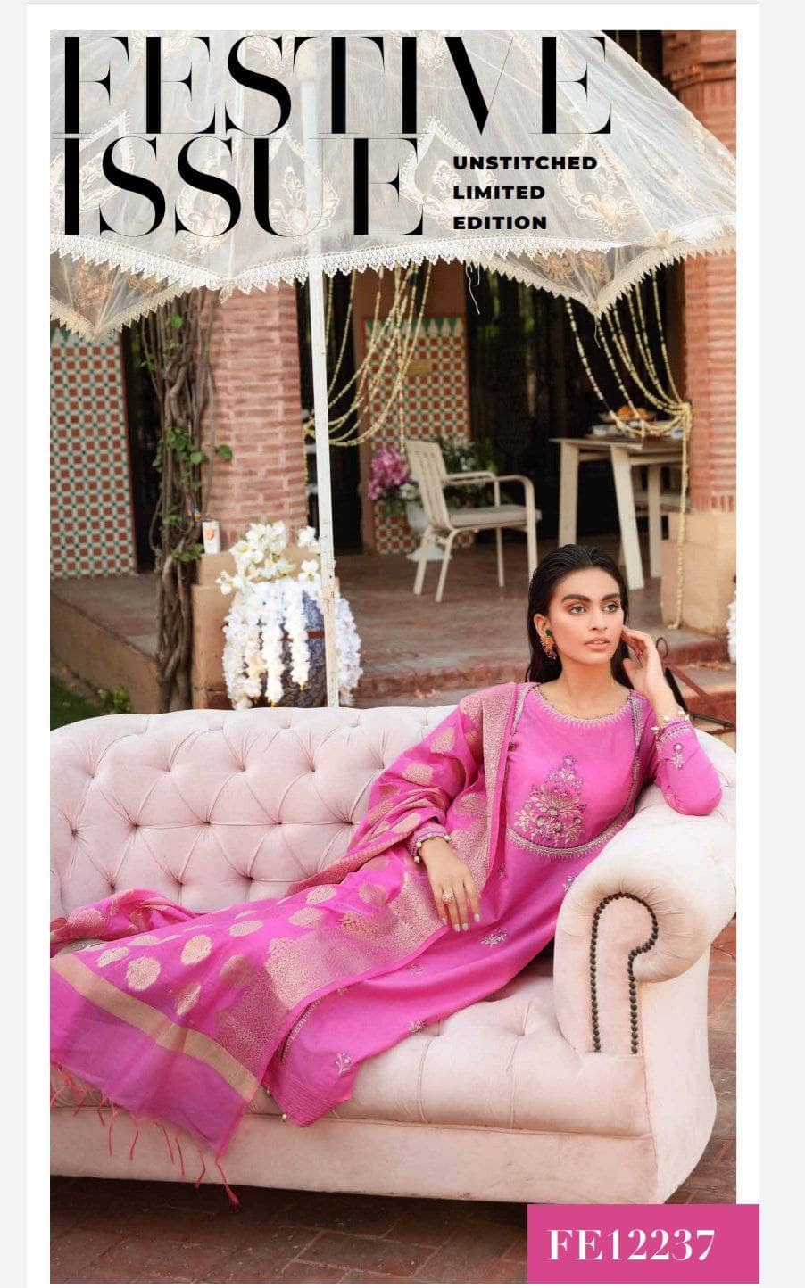 Gul Ahmed Limited Edition Festive Issue/FE12237