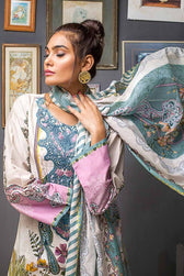 Gul Ahmed Cambric Collection 2019 – 2 PC Digital Embroidered Cambric – TCE-40