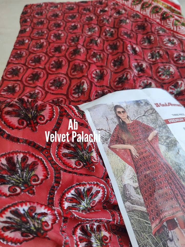 Gul Ahmed Pure Joy of Winter/Velvet/BVL12001B