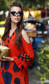 Restocked/Gul Ahmed Yolo Mid Summer Cambric Kurti Collection 2019 – SCN-108